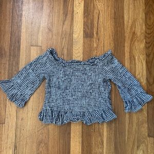 American Eagle gingham top